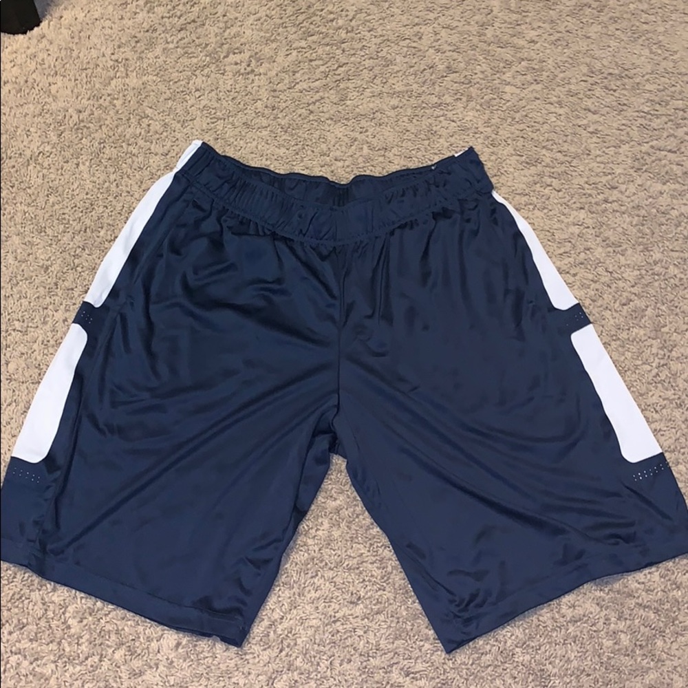 NEW NAVY BLUE BASKETBALL SHORTS FROM TEK GEAR